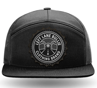 Left Lane Bullie 7-Panel Trucker Cap with Leather Patch